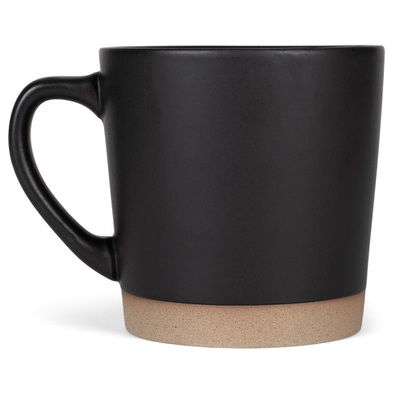 DEMDACO Property of Grandpa Matte Black with Unglazed Base 16 ounce Ceramic Stoneware Coffee Mug Cup - Image 3